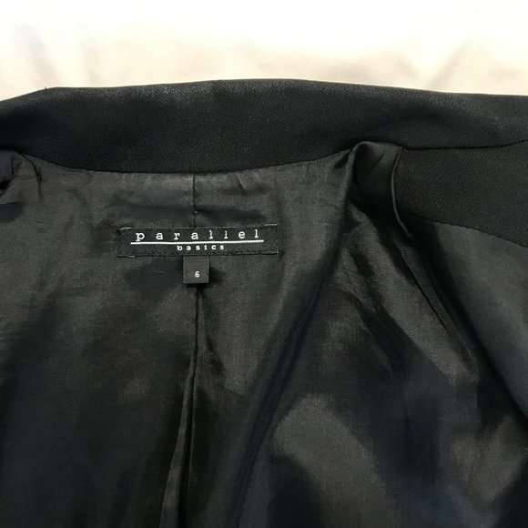 Parallel Black Blazer - Picture 6 of 9